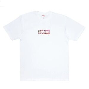 Supreme Takashi Murakami COVID-19 Relief Box Logo Tee White SS20 Size Small